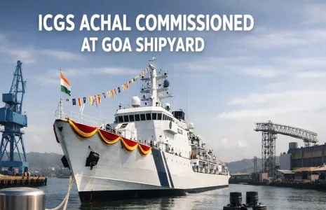 ICGS Achal Commissioned At Goa Shipyard