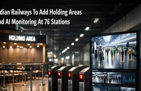 Indian Railways To Add Holding Areas And AI Monitoring At 76 Stations