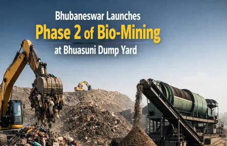 Bhubaneswar Launches Phase 2 of Bio-Mining at Bhuasuni Dump Yard
