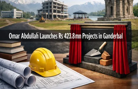 Omar Abdullah Launches Rs 423.8 mn Projects in Ganderbal