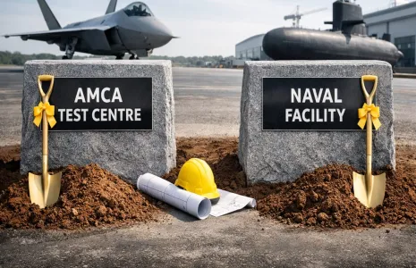 Foundation Stones Laid For AMCA Test Centre And Naval Facility
