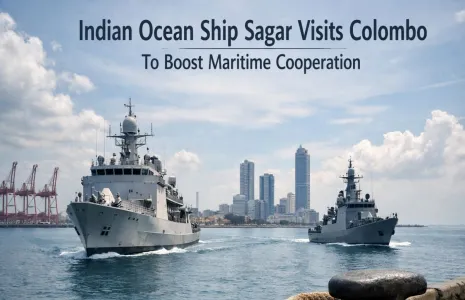 Indian Ocean Ship Sagar Visits Colombo To Boost Maritime Cooperation