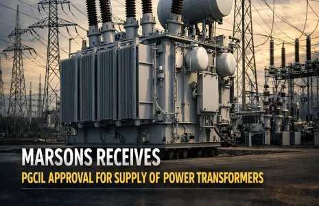 Marsons Receives PGCIL Approval For Supply Of Power Transformers