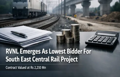 RVNL Emerges As Lowest Bidder For South East Central Rail Project