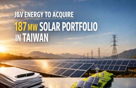 J&V Energy to Acquire 187 MW Solar Portfolio in Taiwan