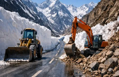 BRO Reopens Manali-Leh National Highway After 42-Day Clear Up