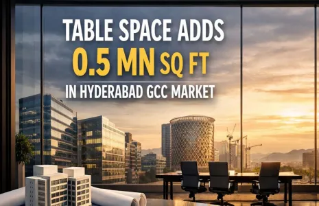 Table Space Adds 0.5 Million (mn) Sq Ft In Hyderabad GCC Market