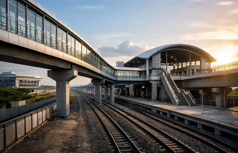 Kilambakkam Skywalk And Railway Station To Open End Of June