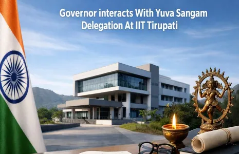 Governor Interacts With Yuva Sangam Delegation At IIT Tirupati