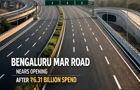 Bengaluru MAR Road Nears Opening After Rs 6.31 Billion Spend