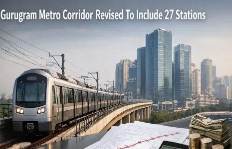 Gurugram Metro Corridor Revised To Include 27 Stations