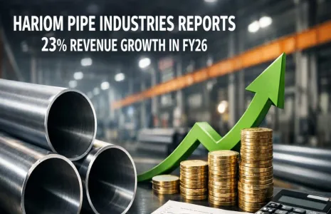 Hariom Pipe Industries Reports 23 Per Cent Revenue Growth In FY26