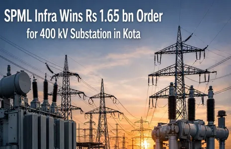 SPML Infra Wins Rs 1.65 bn Order for 400 kV Substation in Kota