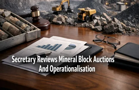 Secretary Reviews Mineral Block Auctions And Operationalisation
