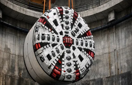 NHSRCL Lowers Cutterhead For Second TBM In Navi Mumbai
