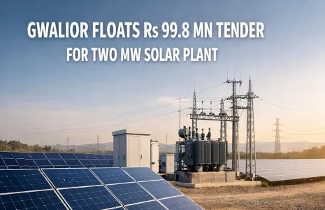 Gwalior Floats Rs 99.8 mn Tender For Two MW Solar Plant
