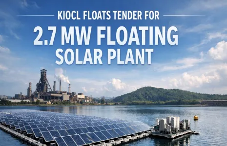 KIOCL Floats Tender For Two Point Seven Megawatt Floating Solar Plant