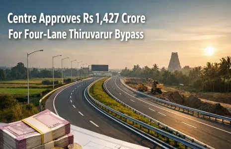 Centre Approves Rs 1,427 Crore For Four-Lane Thiruvarur Bypass