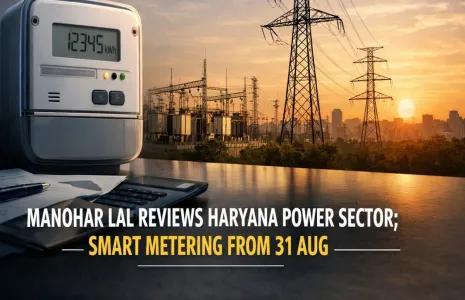 Manohar Lal Reviews Haryana Power Sector; Smart Metering From 31 Aug