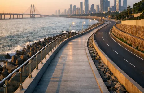 Mumbai Coastal Road Promenade Nears Completion With Worli Link