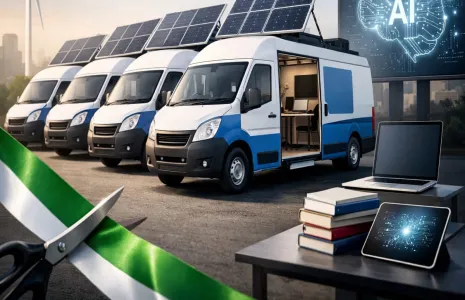 Jayant Chaudhary Flags Off Five Solar Skill Vans