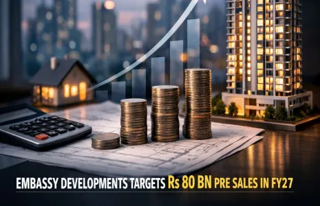 Embassy Developments Targets Rs 80 bn Pre Sales In FY27