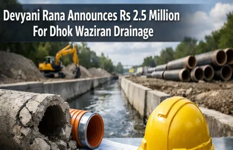 Devyani Rana Announces Rs 2.5 Million For Dhok Waziran Drainage