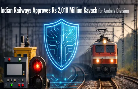 Indian Railways Approves Rs 2,010 Million Kavach For Ambala Division