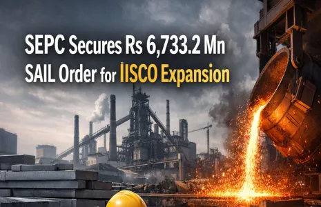 SEPC Secures Rs 6,733.2 mn SAIL Order for IISCO Expansion