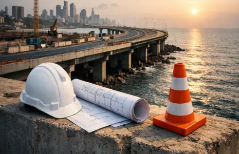 Fadnavis Inspects Versova-Dahisar Stretch Of Coastal Road