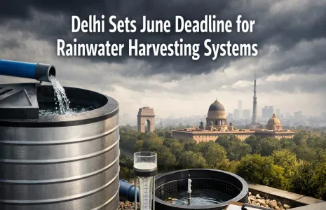 Delhi Sets June Deadline for Rainwater Harvesting Systems
