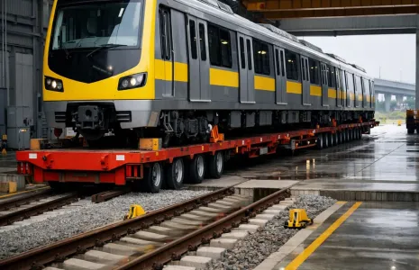 Namma Metro Receives 13th Yellow Line Train In Bengaluru