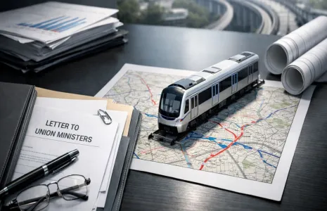 Revanth Reddy Asks Centre To Expedite Hyderabad Metro Phase II