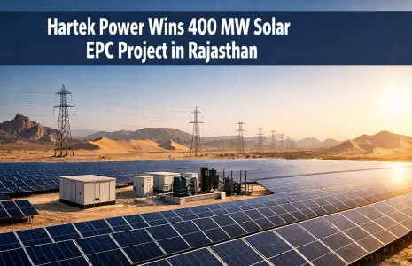 Hartek Power Wins 400 MW Solar EPC Project in Rajasthan