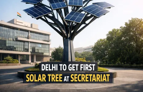 Delhi To Get First Solar Tree At Secretariat
