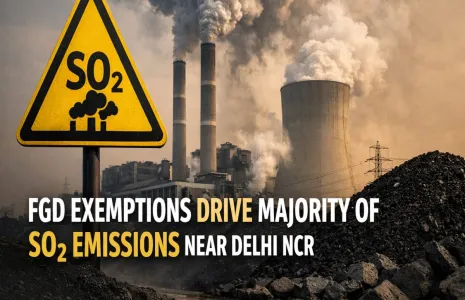 FGD Exemptions Drive Majority of SO2 Emissions Near Delhi NCR