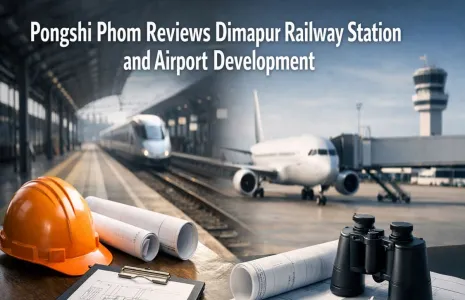 Pongshi Phom Reviews Dimapur Railway Station And Airport Development