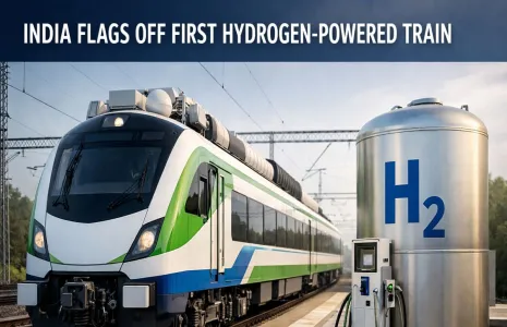 India Flags Off First Hydrogen Powered Train