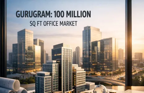 Gurugram Now 100 Million Square Foot Office Market