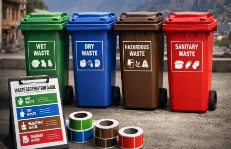 Jammu And Kashmir Rolls Out Four Bin Waste Segregation Drive