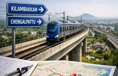 Airport Kilambakkam Metro Line To Be Extended To Chengalpattu