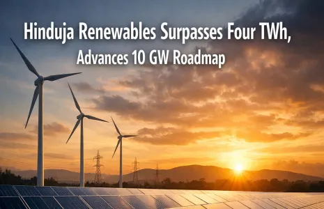 Hinduja Renewables Surpasses Four TWh, Advances 10 GW Roadmap