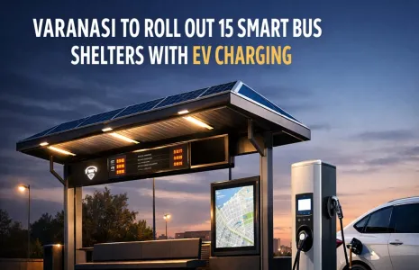 Varanasi to Roll Out 15 Smart Bus Shelters with EV Charging