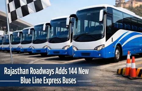 Rajasthan Roadways Adds 144 Blue Line Express Buses