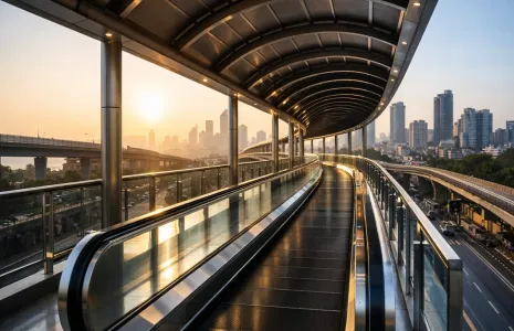 Mahalaxmi Travellator Skywalk Nears Completion In Mumbai