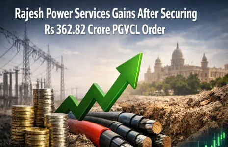 Rajesh Power Services Gains After Securing Rs 362.82 Crore PGVCL Order