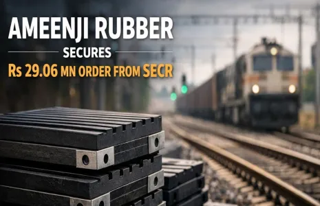 Ameenji Rubber Secures Rs 29.06 mn Order From SECR