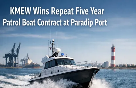 KMEW Wins Repeat Five Year Patrol Boat Contract at Paradip Port