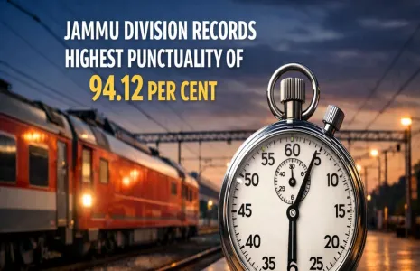 Jammu Division Records Highest Punctuality of 94.12%