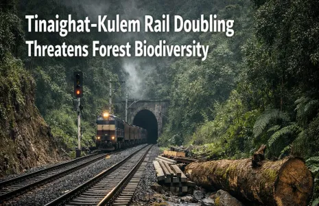 Tinaighat-Kulem Rail Doubling Threatens Forest Biodiversity